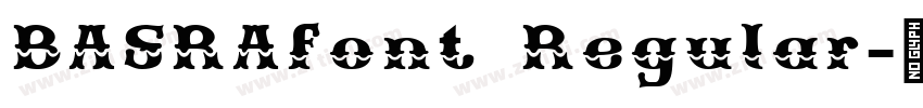 BASRAfont Regular字体转换